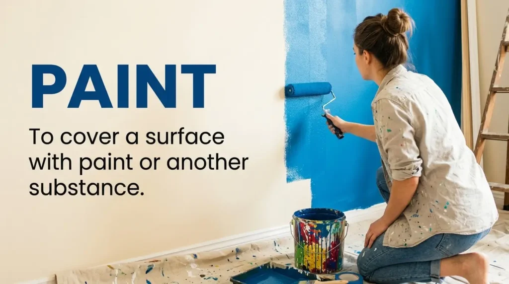Synonym for Paint